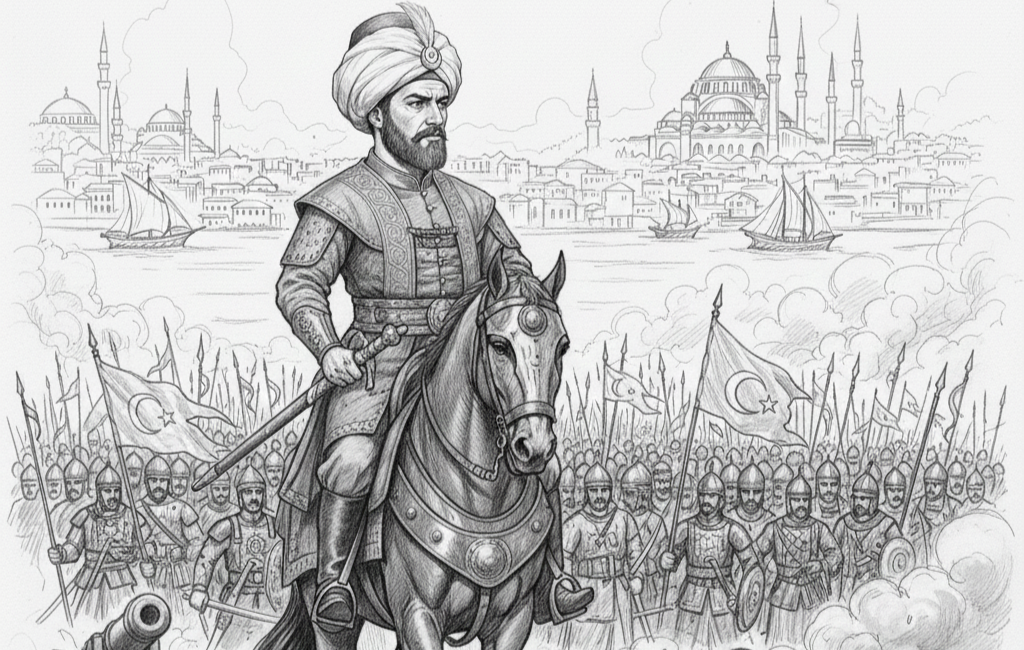 Sketsa Sultan Muhammad Al-Fatih